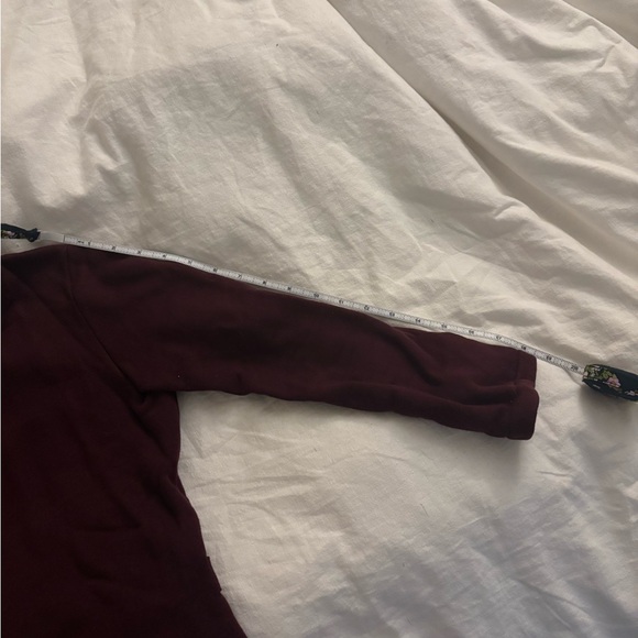 Agnes B. Burgundy Cardigan - Picture 7 of 9